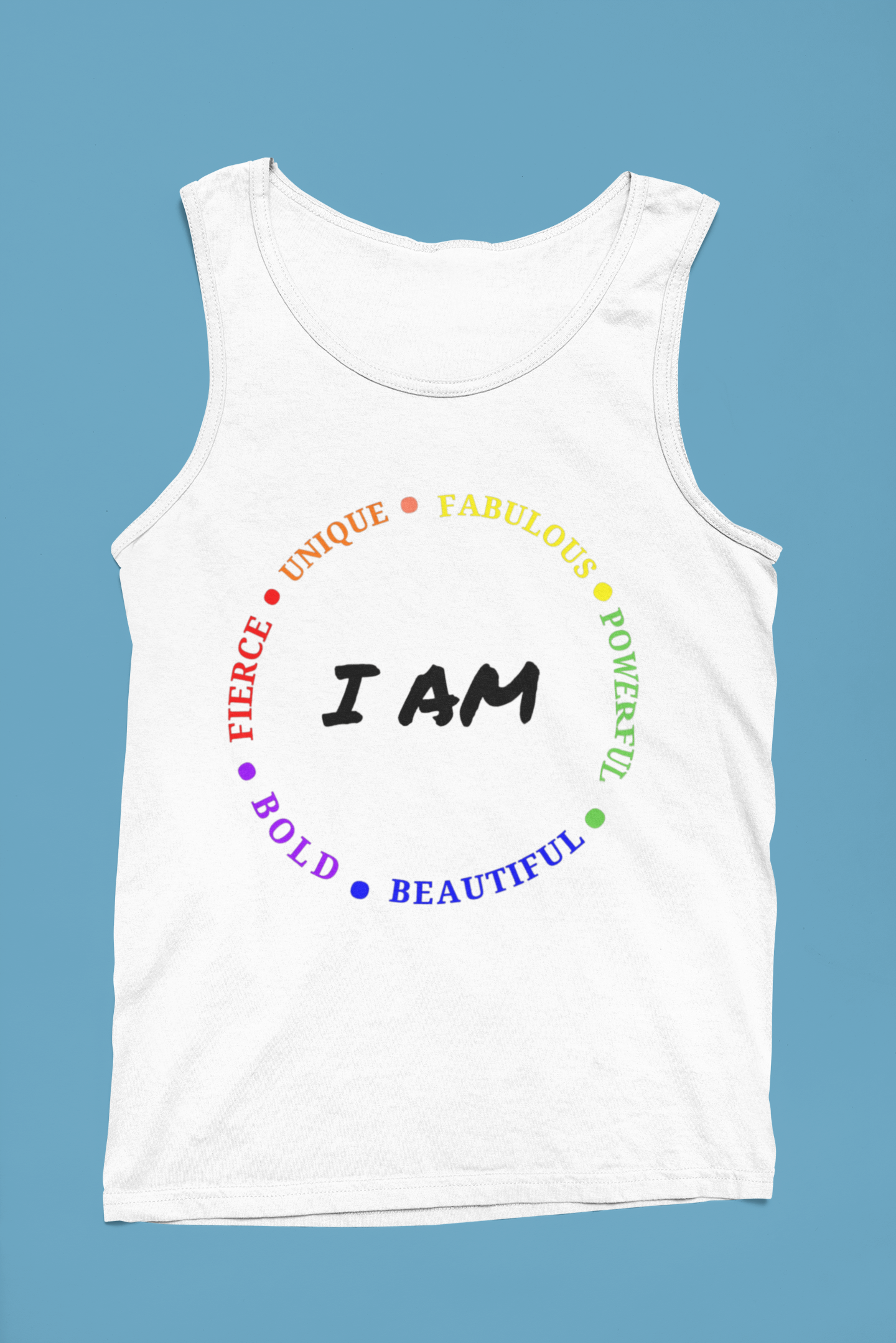 I Am Affirmation Jersey Tank Top (Unisex)