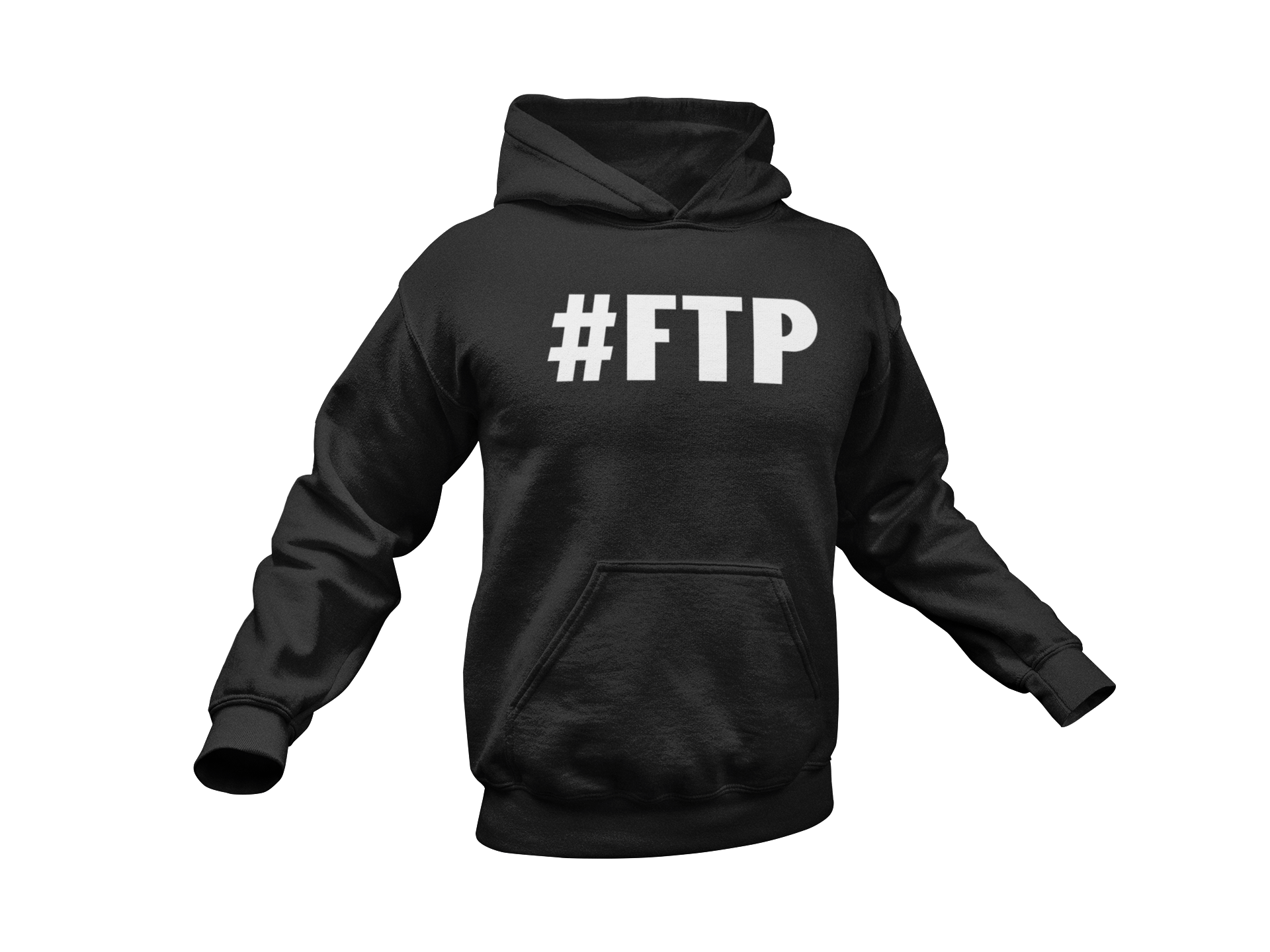 Ftp top hoodie black