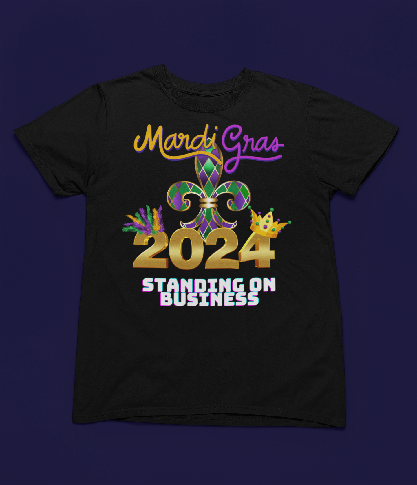 Standing in Business Mardi Gras Tee