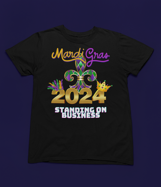 Standing in Business Mardi Gras Tee