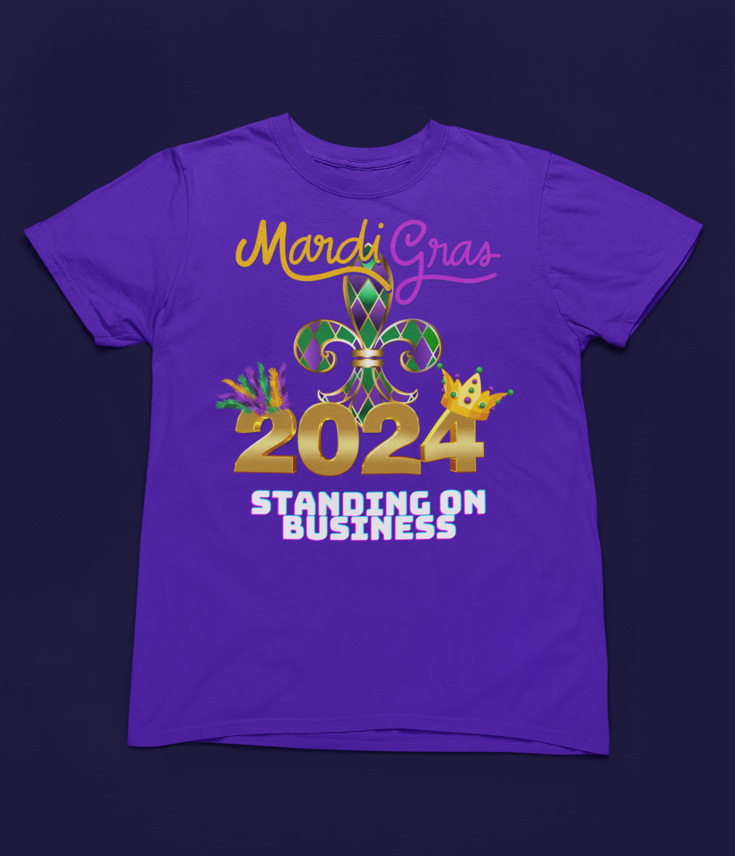 Standing in Business Mardi Gras Tee